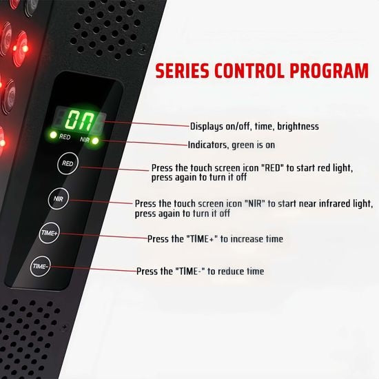 RH2 – Tehokas Punavalo + Near Infrared Light kotikäyttöön 300 W + Jalusta