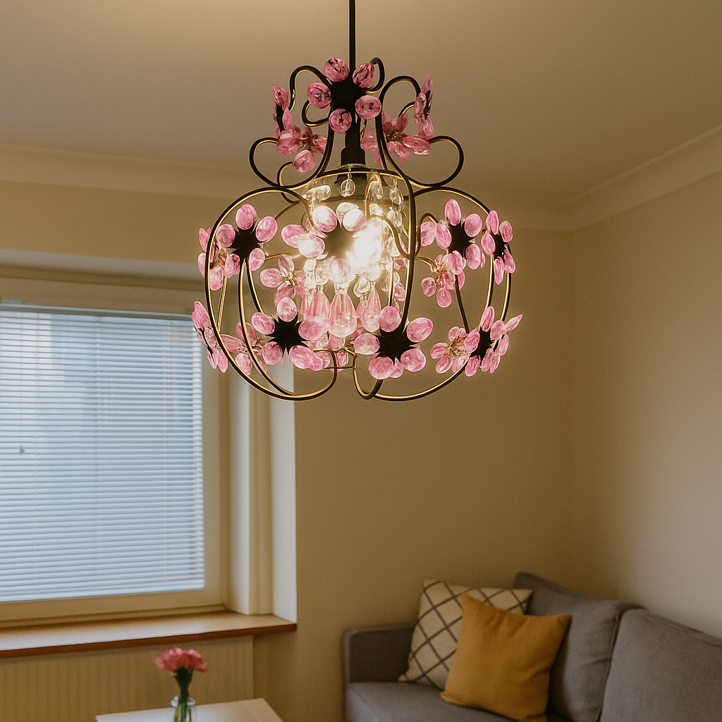 Kattokruunu Fleur de Cristal