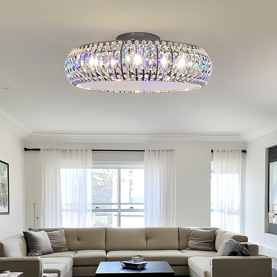 Sointu kristalliplafondi 40cm 50cm