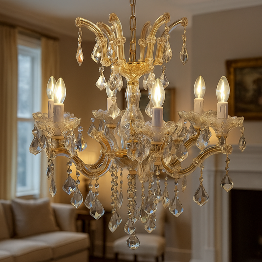 Maria Teresia Kristallikruunu 6 ja 8-lamppuinen