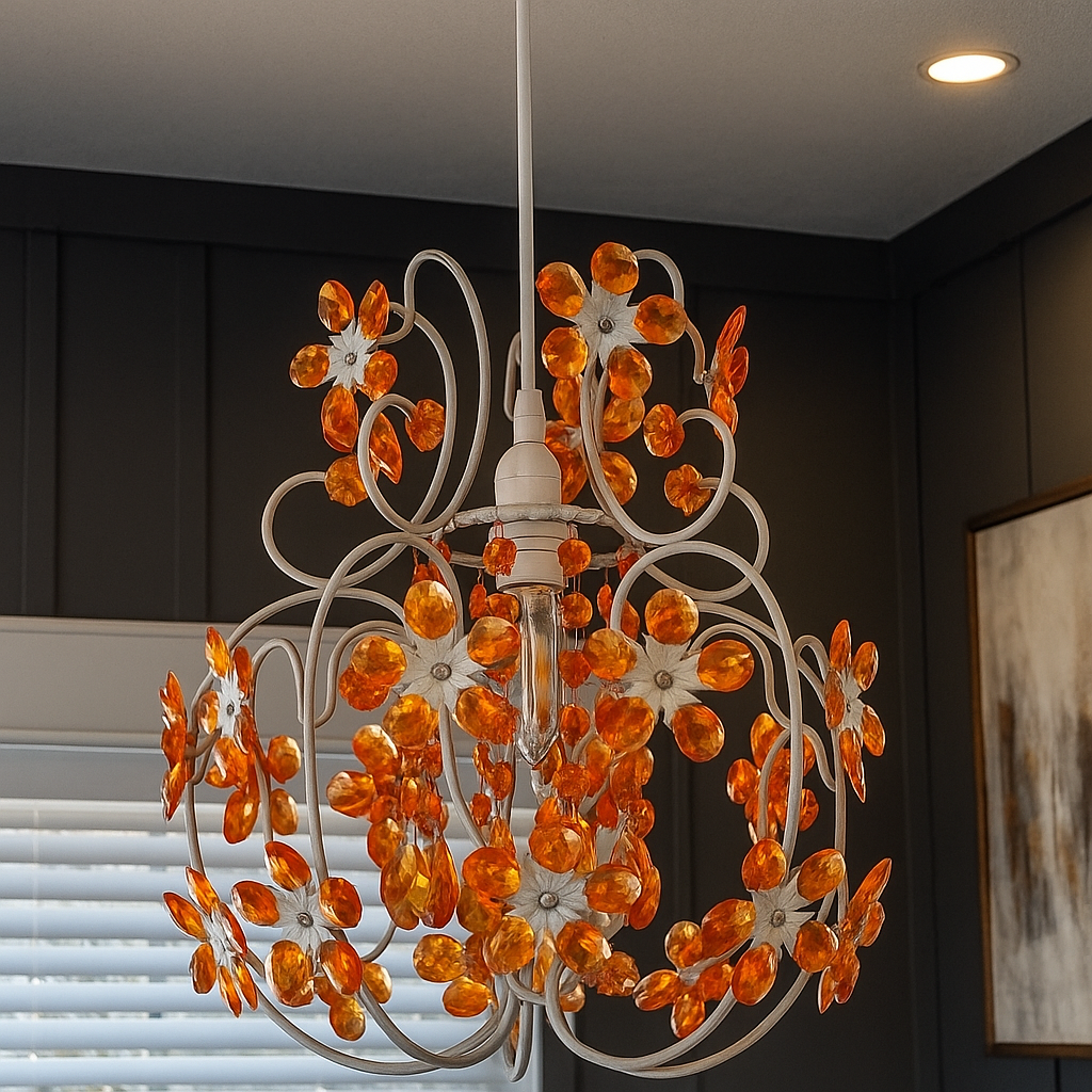 Kattokruunu Fleur de Cristal