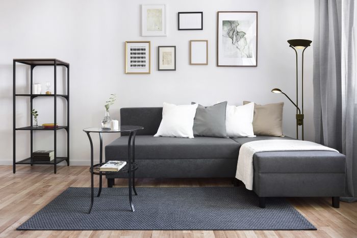 Musta Ylös Alas Lukuvalo lattiavalaisin