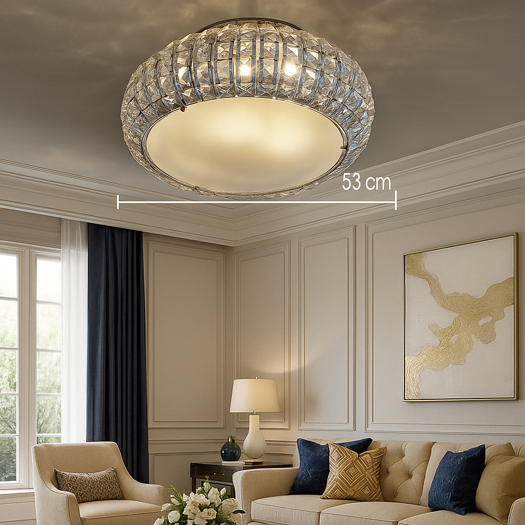 Sointu kristalliplafondi 40cm 53cm